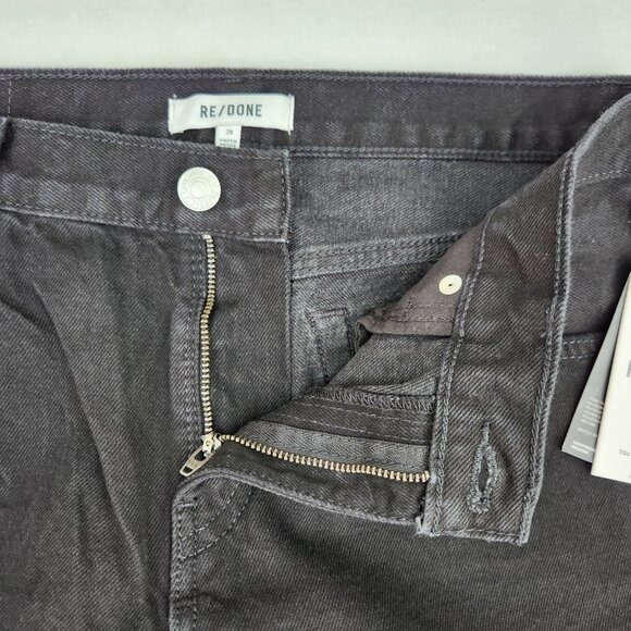 Re/Done Womens Originals 70s Low Rise Bell Bottom Jeans Size 29 Black New - Picture 8 of 14